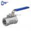 Q11F type PN16~PN63 one piece female thread ball valve