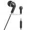 2020 best seller 3.5 mm tooling shinny finish in-ear earphone with flat cable for mobile phone