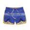 Custom soft feeling 88% polyester 12% spandex blue men sports shorts