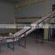 Adjustable inclined with horizontal belt conveyor