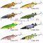 Hot sale Pike 8 color 13cm 16G Topwater Floating Whopper Popper Lure Hooks Hard Bait propeller Fishing Lures