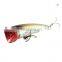 wholesale high quality 7cm 11g artificial freshwater  saltwater  floating popper  hard body bait  fishing  lures