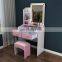 Vanity Dressing Table Design With Touch Screen Mirror  For Bed RoomFurniture