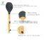 Beech handle silica gel kitchen appliance set kitchen utensils 5 pieces non-stick pan spade silica gel kitchen appliance