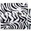 2022 latest design zebra-stripe water absorption mat bath rug luxury microfiber bath mats
