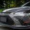 Runde PP Material Body Parts  With Front Rear Lip Spoiler Side Skirt Rear View Mirror Fender For 2018-2021 Lexus ES body kit