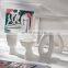 Modern Decorative Handmade Wedding Art Porcelain Matte White Creative Ceramic Pot Irregular Flower Vase Nordic Home Decoration