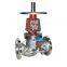New design bypass oxygen stop valve stainless steel flange stop valve