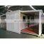 Expandable container house for family living with bedroom/living room/kitchen/bathroom