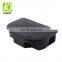 Black Plastic Rat Mouse Rodent Bait Station Box