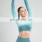 New Hot Custom Logo Long Sleeve Crop Top For Woman Butt Gradient Seamless Fitness Yoga Wear