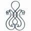 2016 Best price wrought rail component indoor balcony railing