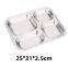 Stainless steel dining plate