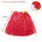 Flower Decor Hula Skirt Sets - Hibiscus Design for Hawaiian Theme Parties