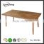 Modern solid wood dining table wholesale