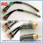 Y type Nylon mesh RCA male plug to doul 2 RCA female jack splitter Hifi cable for car