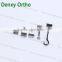 long/ short square dental Crimpable Hooks orthodontic