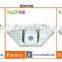 Single bowl inset stainless steel kitchen sink with drain boards HD9550A