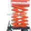 6 meters high Hydraulic four wheels mobile scissor lift table