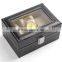 W806-3 3 Slot Grid Cheap Wholesale PU Leather Watch Packaging Display Box                        
                                                Quality Choice