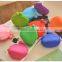 fashion women silicone coin bag customlize promotional silicone coin purse