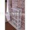 Metal storage rack with wheels