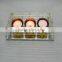 yellow home designs square glass candle holder