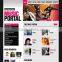 website portal design