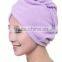 [LJ towel] Microfiber Magic Hair Dryer Fast Drying Spa Turban Wrap Towel Quick Dry Turbie Twist Hair Towel