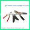 Electrical small type red/black alligator clip cable for charger