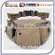 Durable men's canvas shoulder waist bag