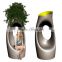 fiberglass planter flower pot with pedestal