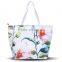 New Arrival Female Canvas Tote European Style Floral Printing Women Handbag Canvas Beach Bags For Girls Bolsa Feminina