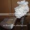 ODM OEM high quality high heel bridal shoes peep toe wedding shoes