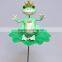 4 Inch Crown Frog on Lotus Garden Decoration Plastic, Garden Sticks