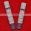 Empty round plastic adhesive hose for medical package