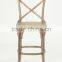 Antique Wooden Bistro Armless Barstool/ High chair(KY-3045-2-OAK)