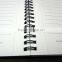 spiral binding custom printed leather journals with performate