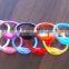 Customized different thinkess translucent silicone rubber strap 23mm rubber watch strap/ waterproof silicone bands/sport style