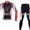Men Spring Sublimation Long Sleeve Cycling jersey and pants,Cycling wear