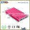 Hot large capacity dual usb portable power bank charger 12000mah