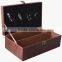 Custom leather wine box wholesale