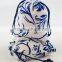 Blue and white porcelain small drawstring jute bag china supplier                        
                                                                                Supplier's Choice