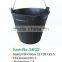 18qt construction rubber bucket,strong rubber pail with lip,cubo de goma