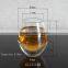Pyrex heat resistant double wall glass drinking cup
