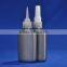 empty chemical industrial use anaerobic glue bottle with screw cap sealing