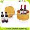 recycled round shaped single wine glass box