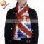 good looking creative heat transfer printed customize softtextile blanket scarf