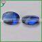 China manufacturer oval colors sapphire glass stone for jewellery