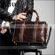 expandable brown italian leather weekender duffle travel bag